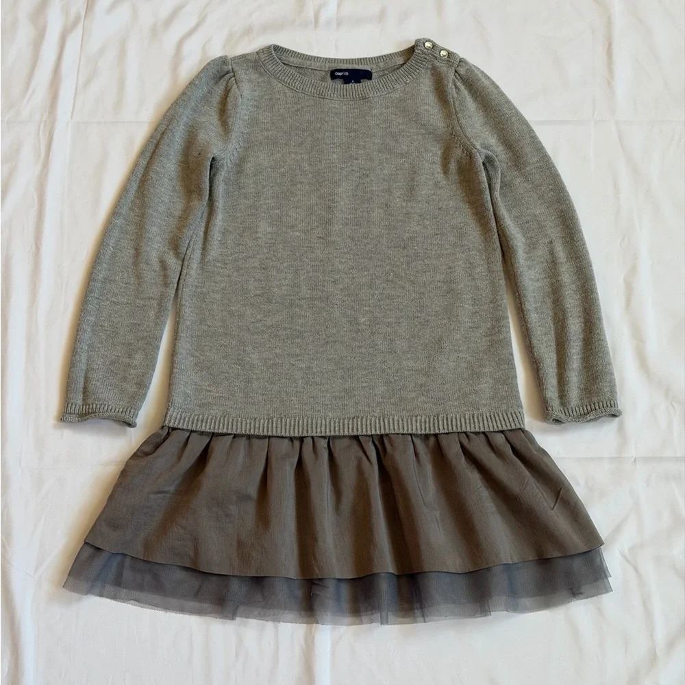 GAP KIDS Sweater Dress Size S (6-7) Gray